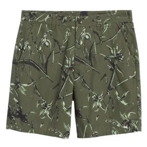 Rag And Bone Mens Army Floral Perry Printed Ripstop Shorts Size 29 NWT